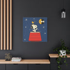 Snoopy DJ Doghouse Canvas