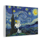 Snoopy Starry Sky Canvas