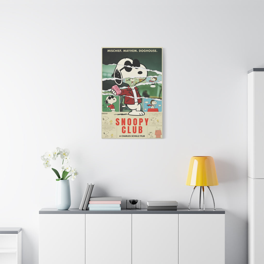 Snoopy Club Canvas