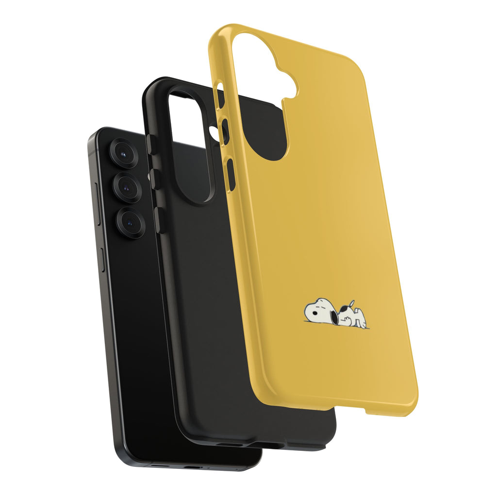 Sleeping Snoopy Yellow Phone Case