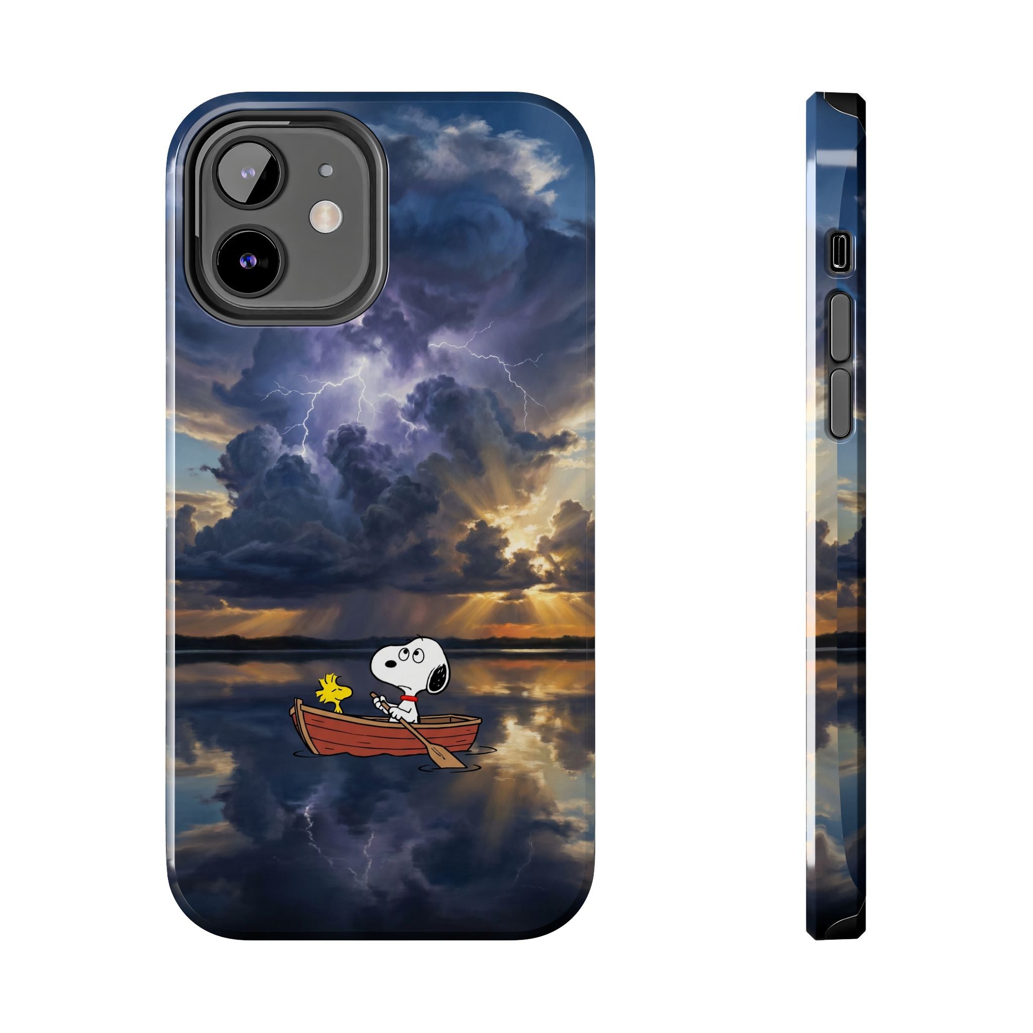 Stormy Rowboat Phone Case