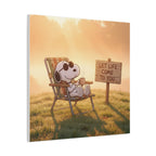 Relaxing Snoopy Canvas