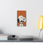 Snoopy Scared Face Canvas