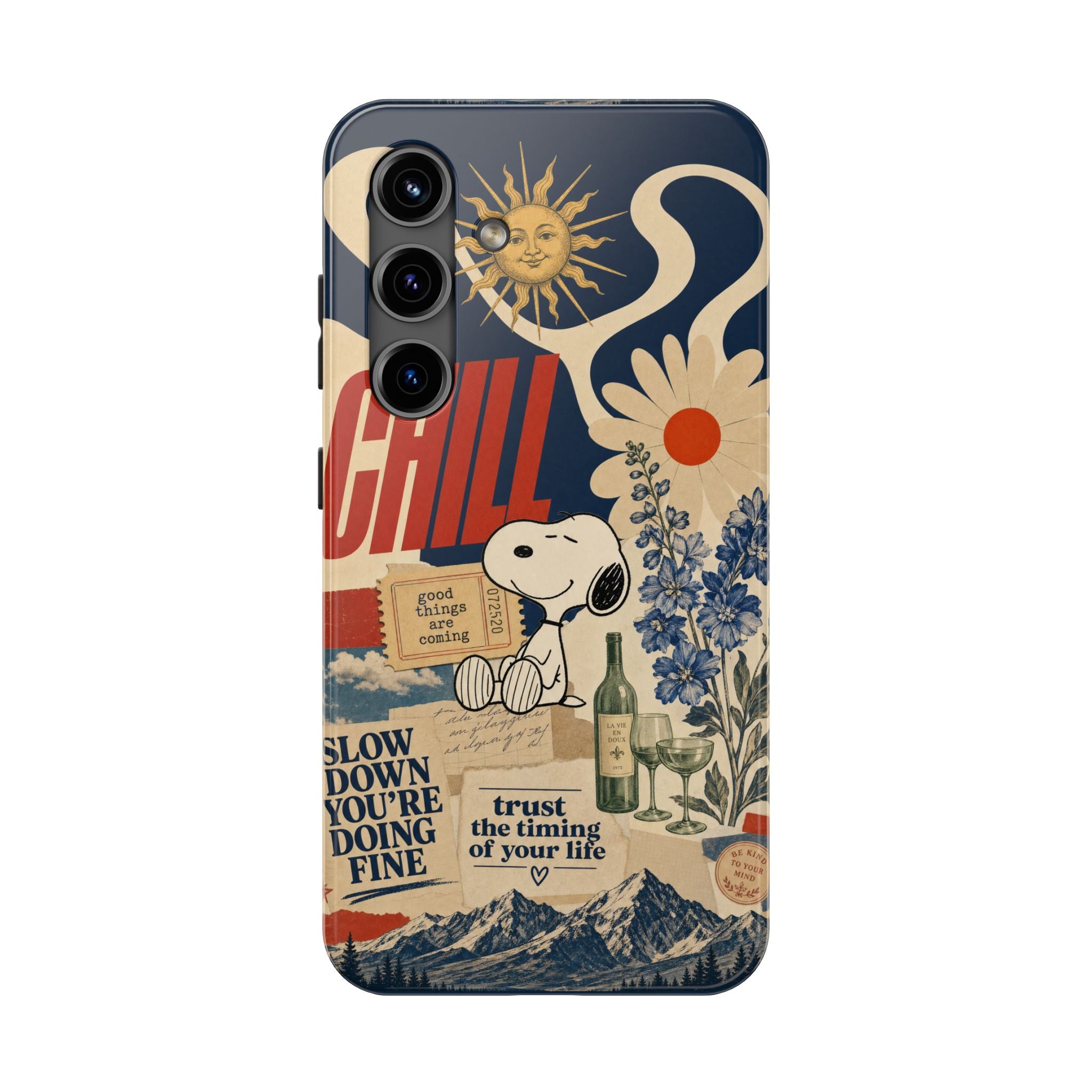 Snoopy Chill Collage Case