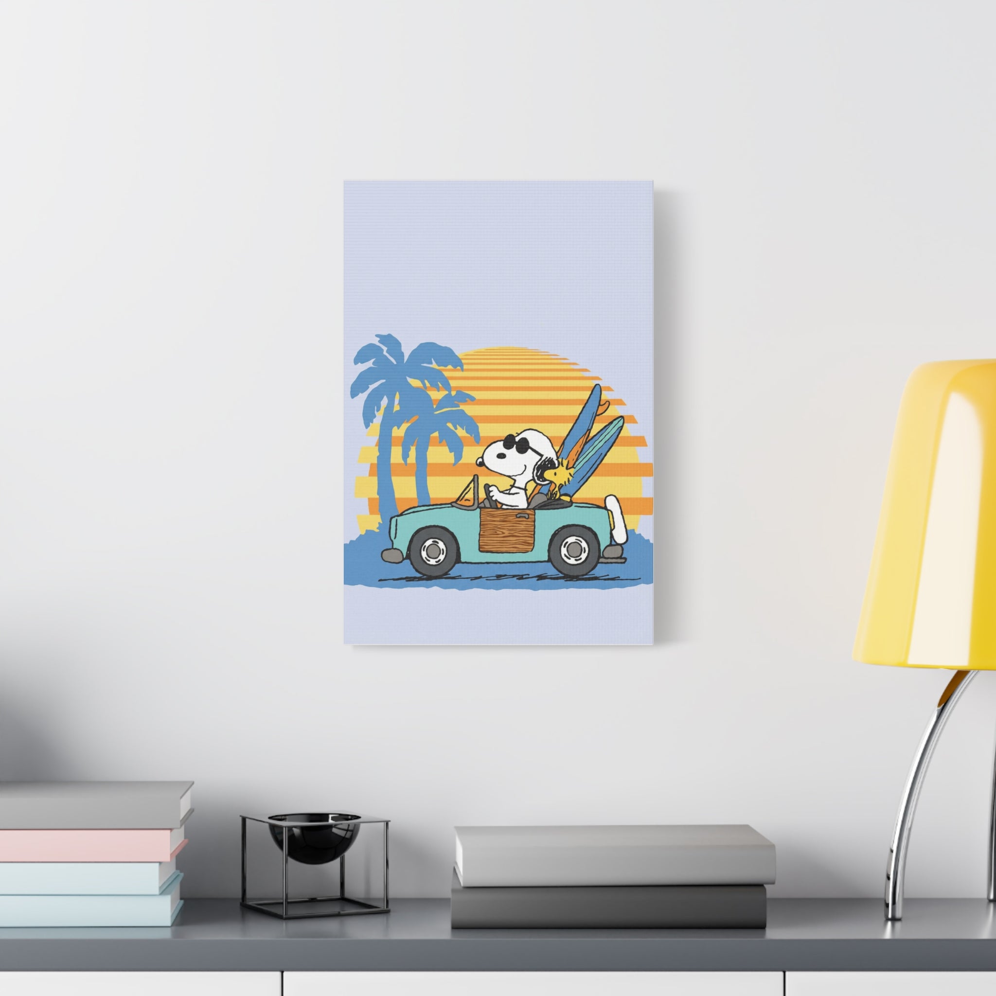 Surfboard Car Canvas