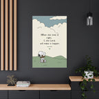 Isaiah 60:22 Snoopy Canvas