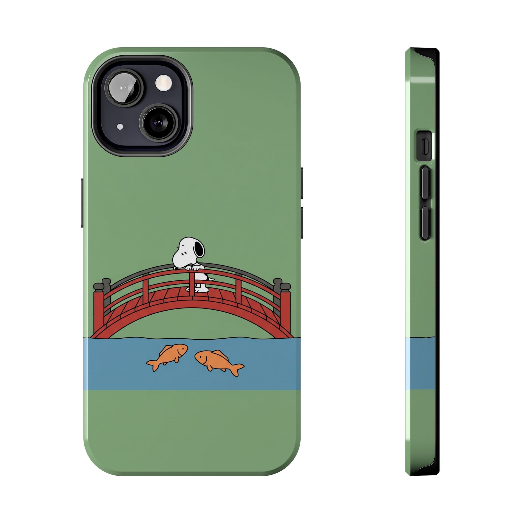Koi Bridge Phone Case