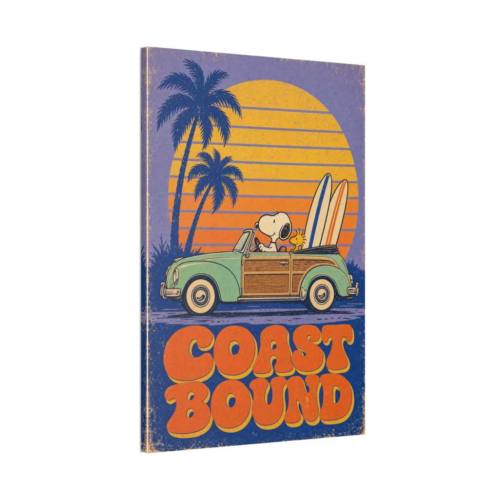 Snoopy VW Woody Canvas