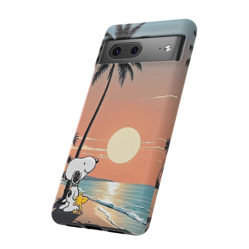 Snoopy Beach Sunset Phone Case