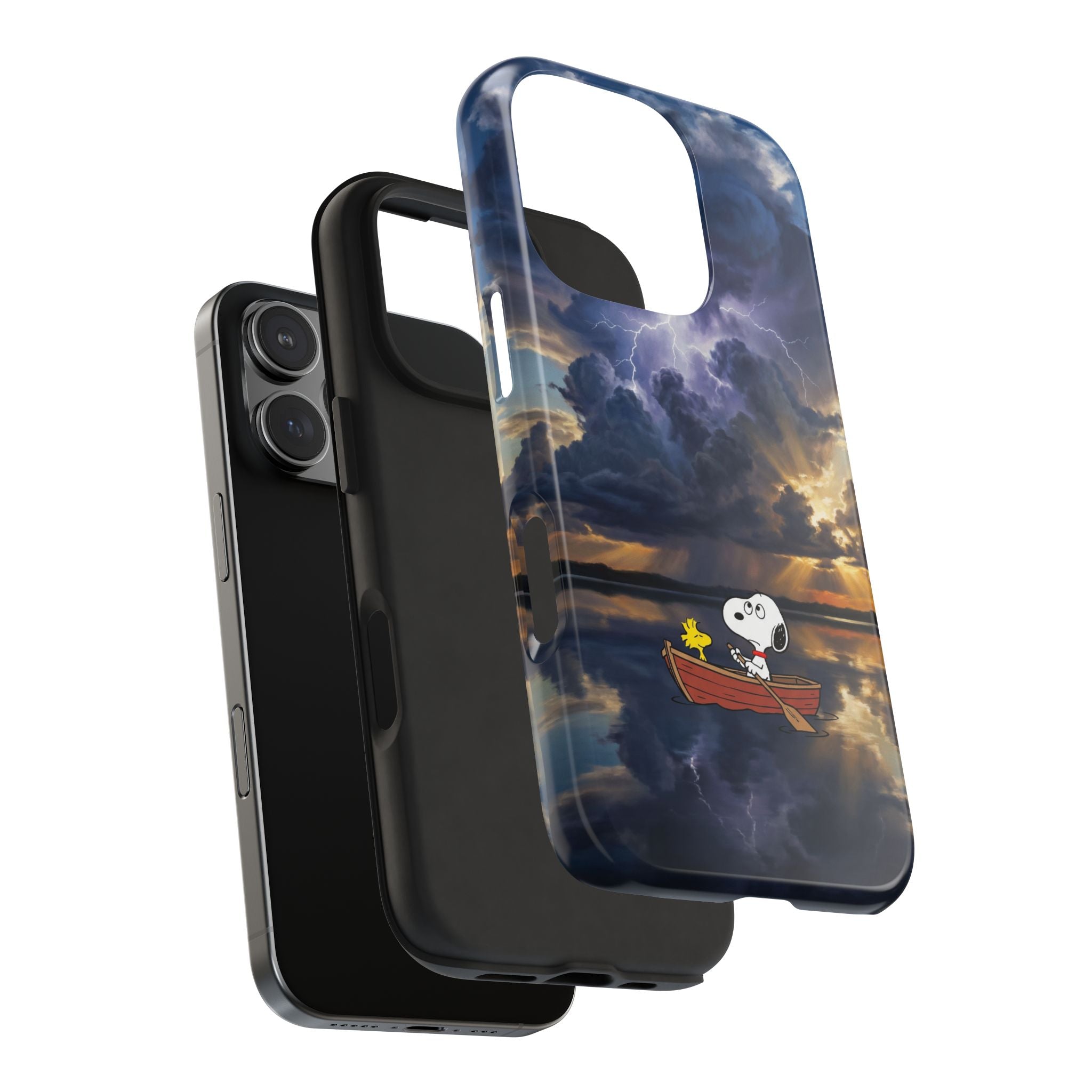 Stormy Rowboat Phone Case
