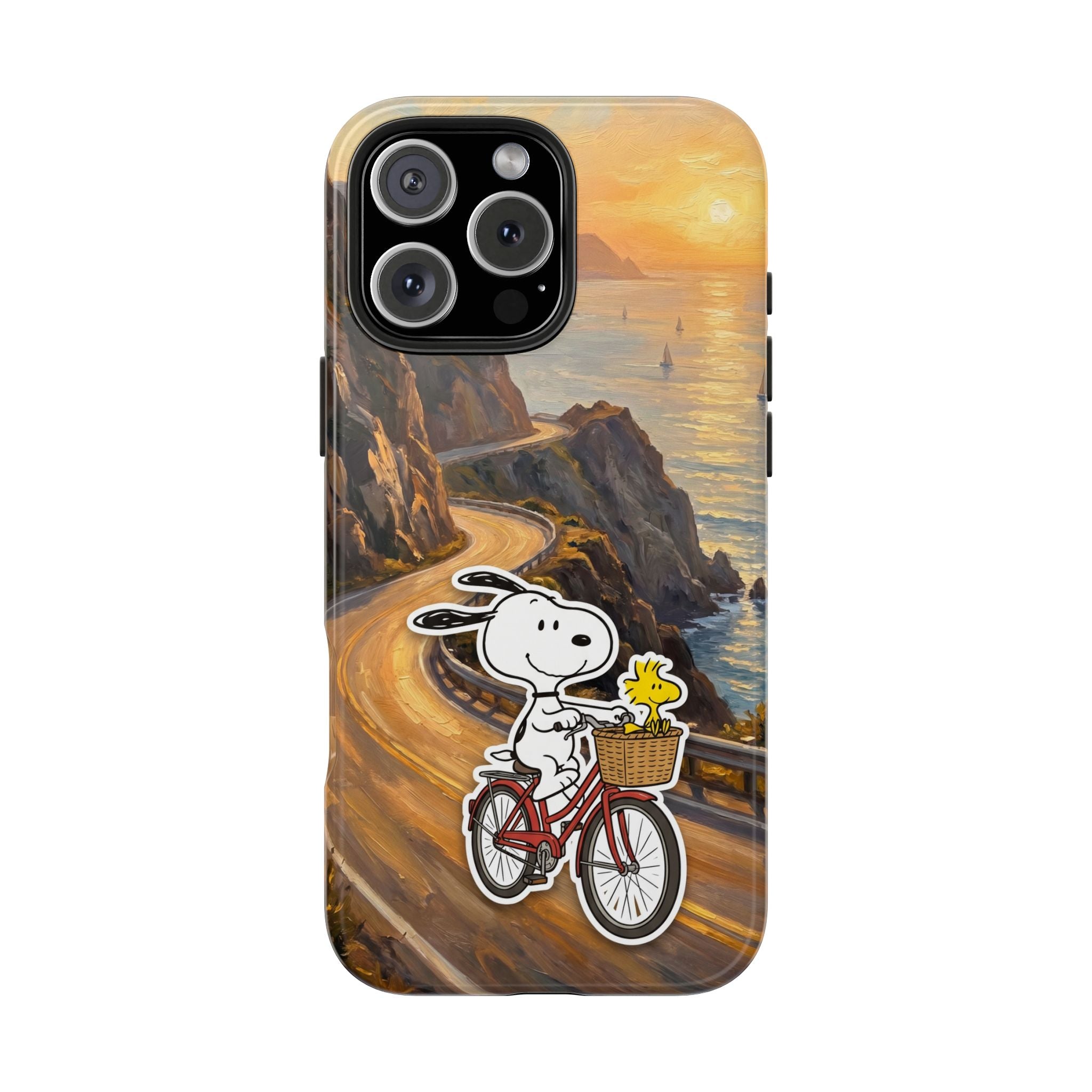 Snoopy Woodstock Bicycle Phone Case