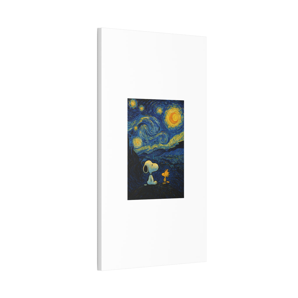 Snoopy Paris Autumn Canvas