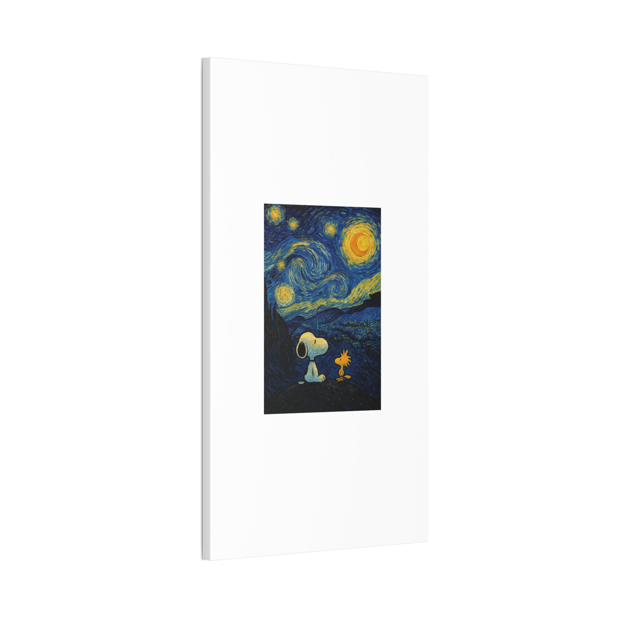 Snoopy Paris Autumn Canvas