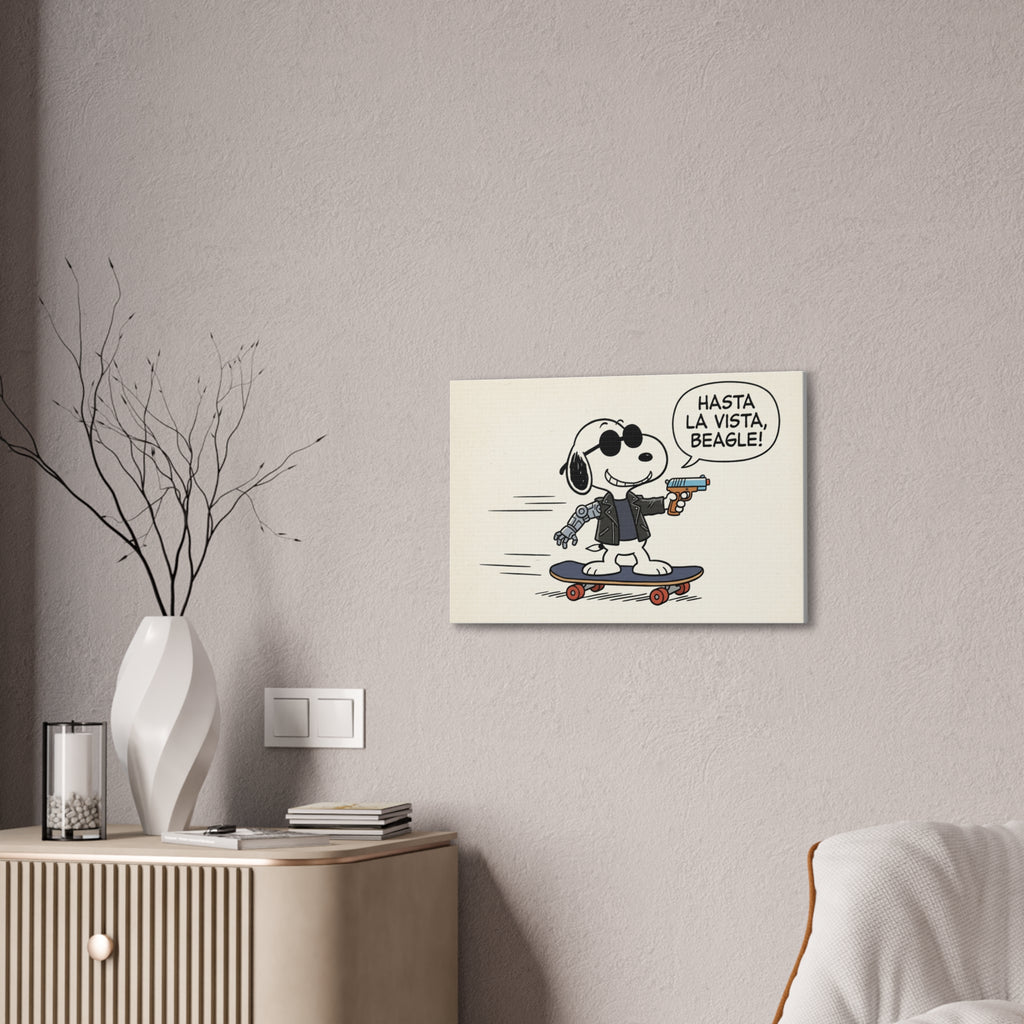 Terminator Beagle Canvas