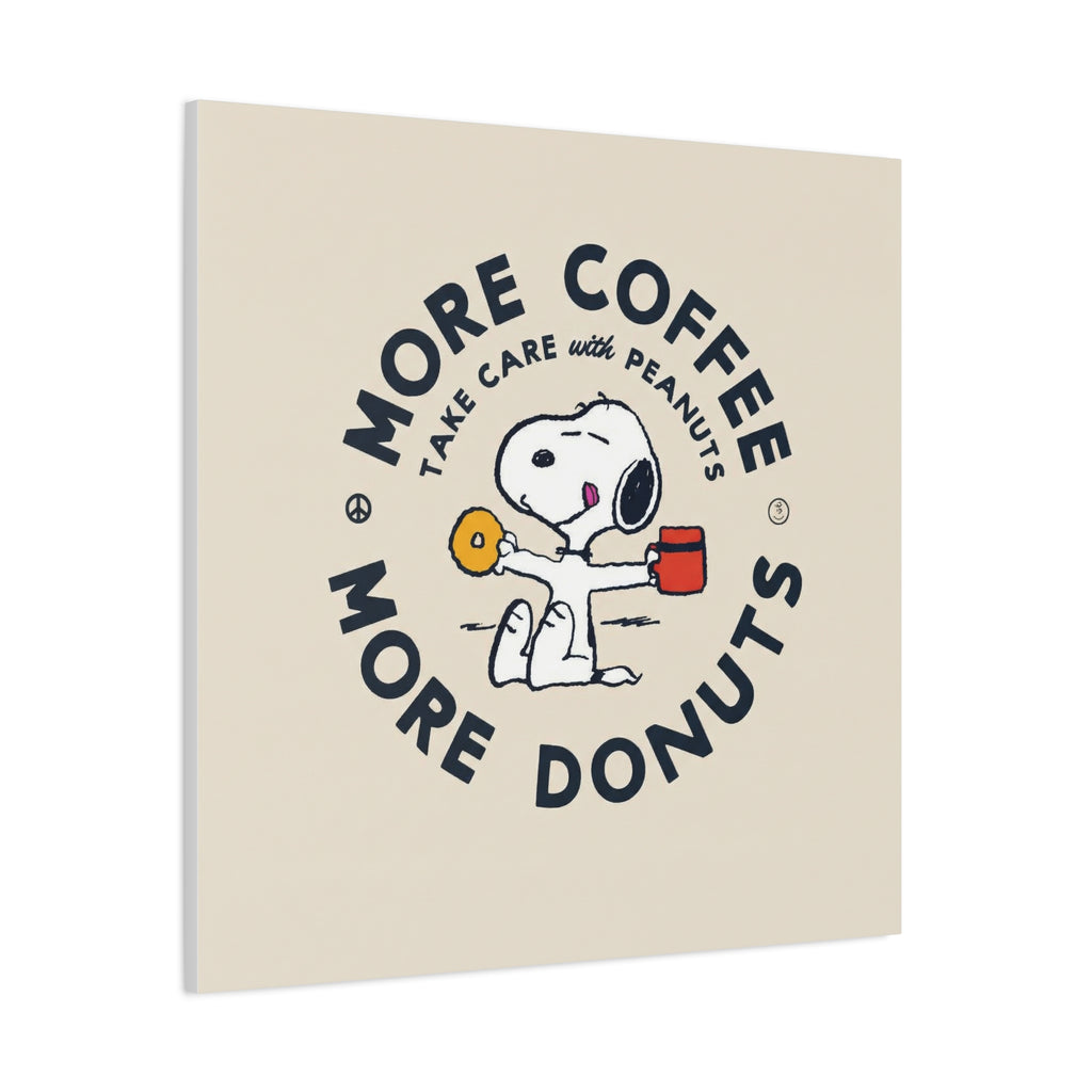 Coffee And Donuts Canvas