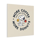 Coffee And Donuts Canvas