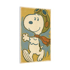 Vintage Snoopy Pilot Canvas