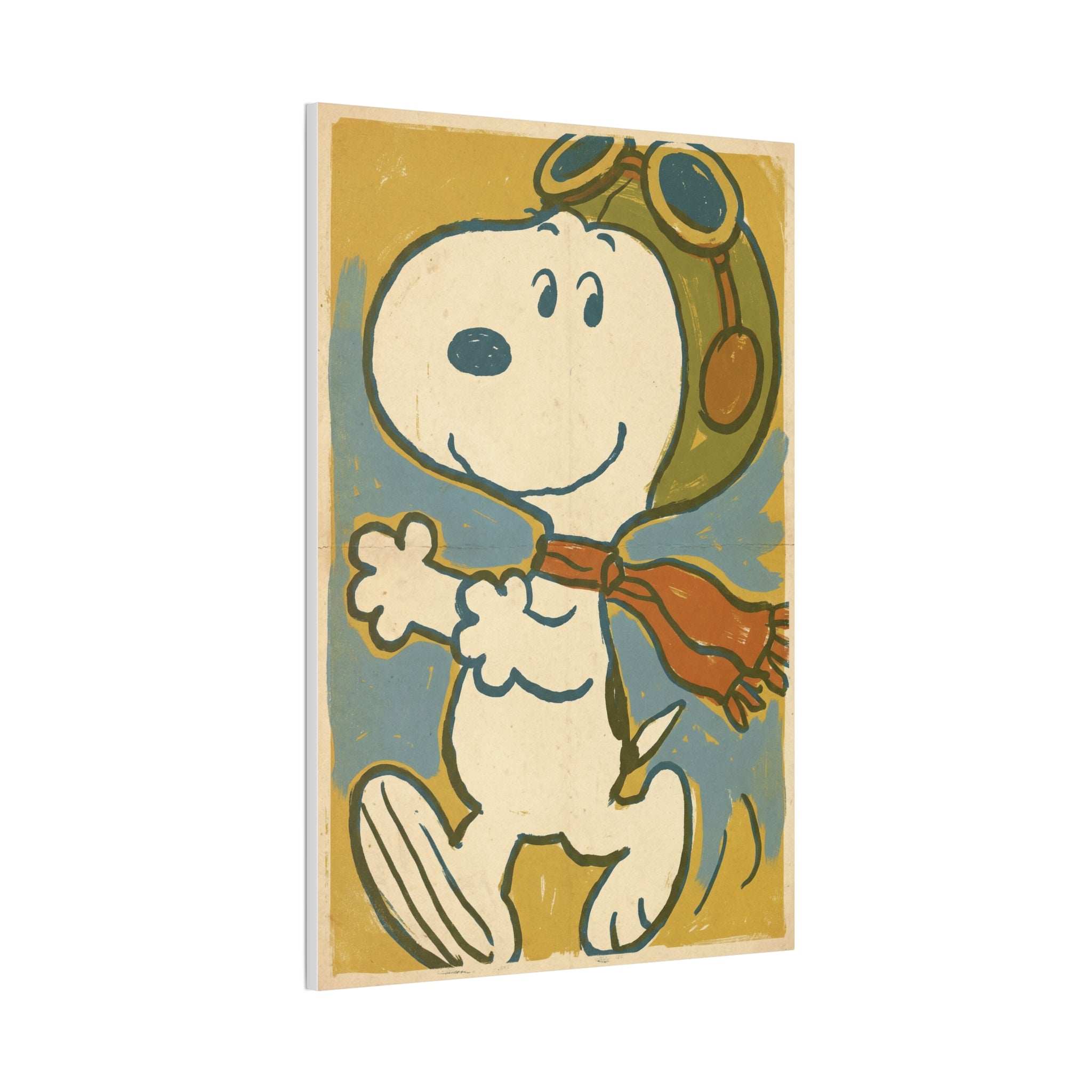 Vintage Snoopy Pilot Canvas