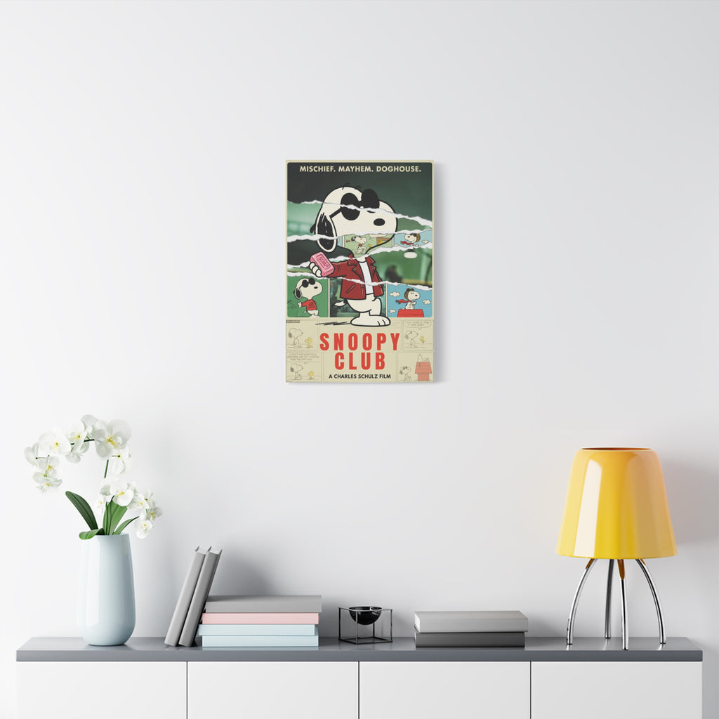 Snoopy Club Canvas