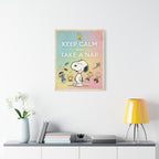 Keep Calm Nap Canvas