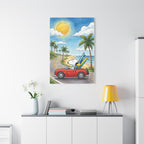 Surf Dog Road Trip Canvas
