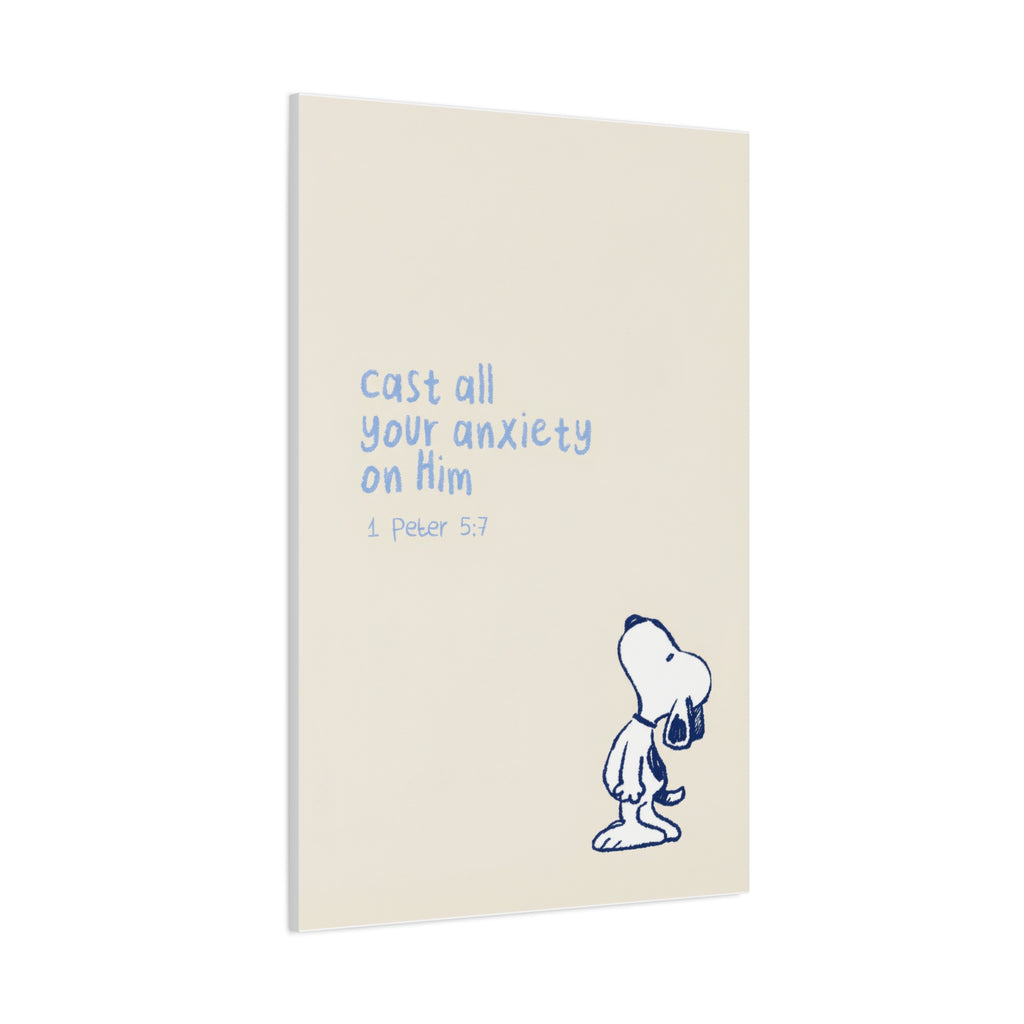 Cast Your Anxiety Canvas