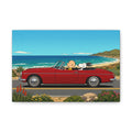 Snoopy Red Convertible Canvas