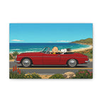 Snoopy Red Convertible Canvas