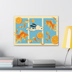 Goldfish Swim Canvas