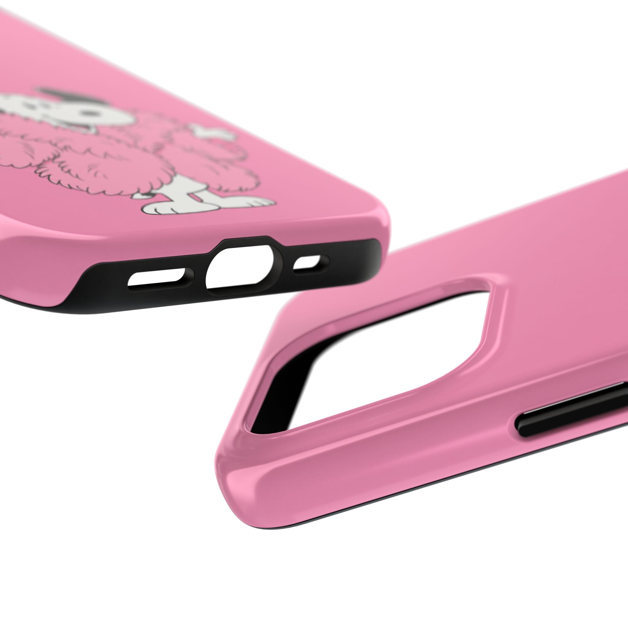 Pink Fuzzy Coat Case