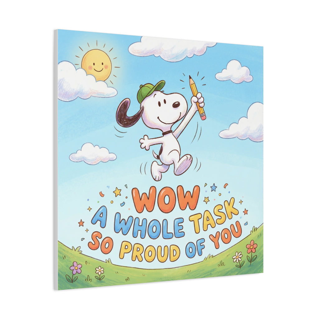 Whole Task Proud Canvas