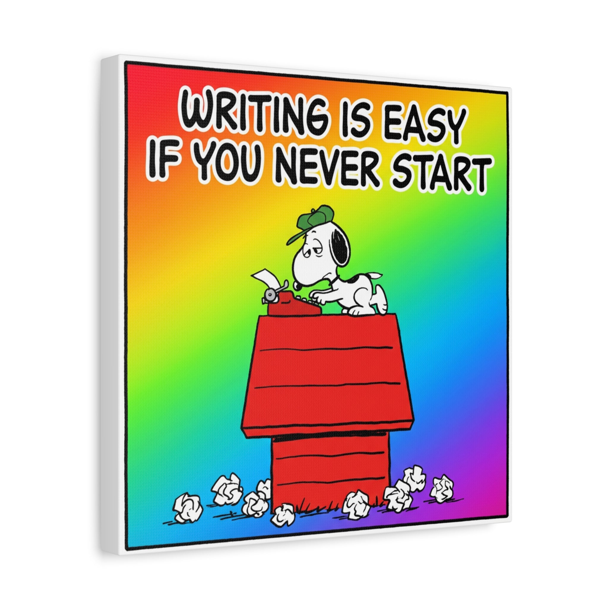 Writing Is Easy Canvas