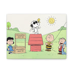 Woodstock Cartoon Scene Canvas
