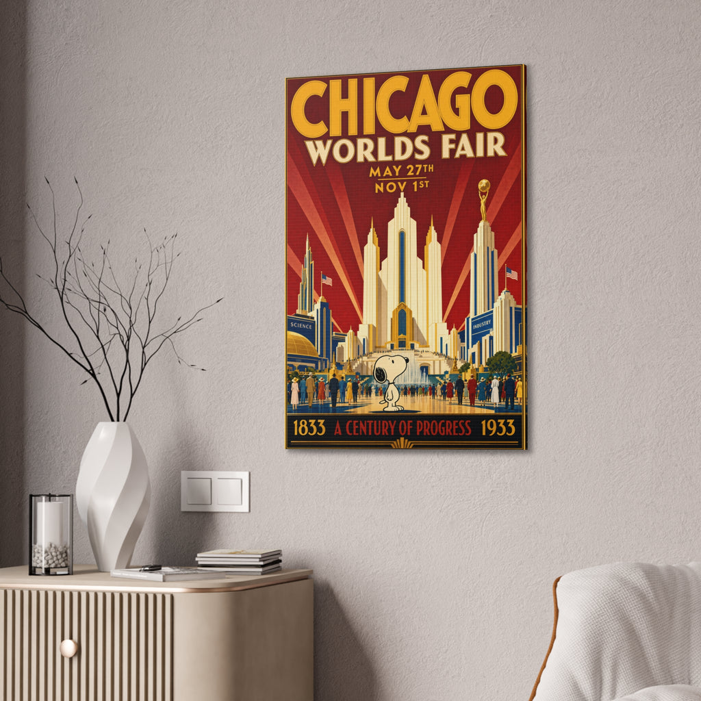 Chicago Fair Vintage Canvas