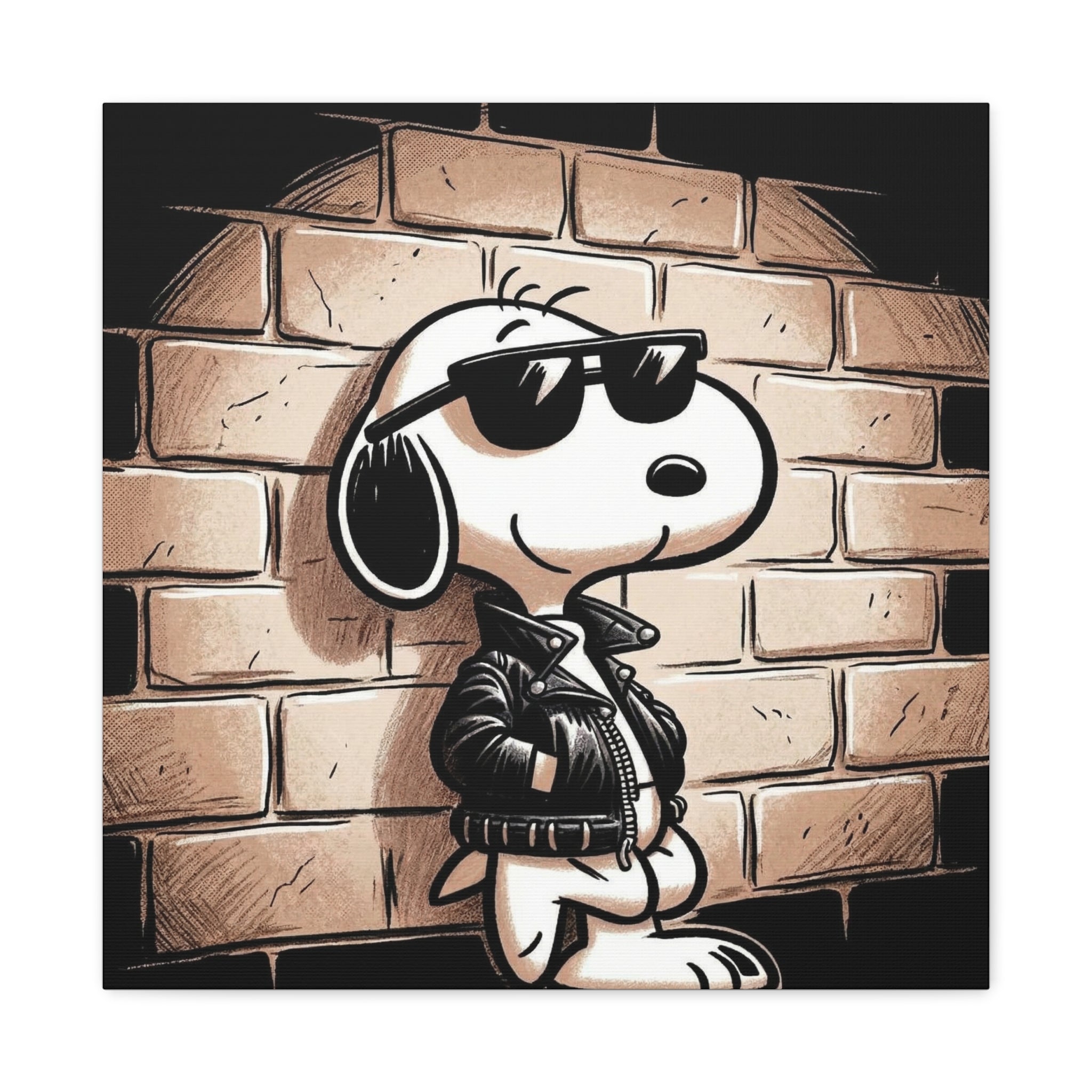 Cool Sunglasses Dog Canvas