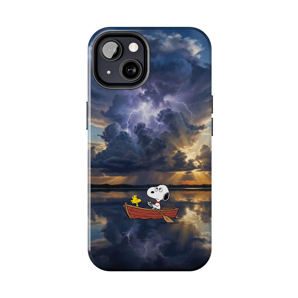 Stormy Rowboat Phone Case