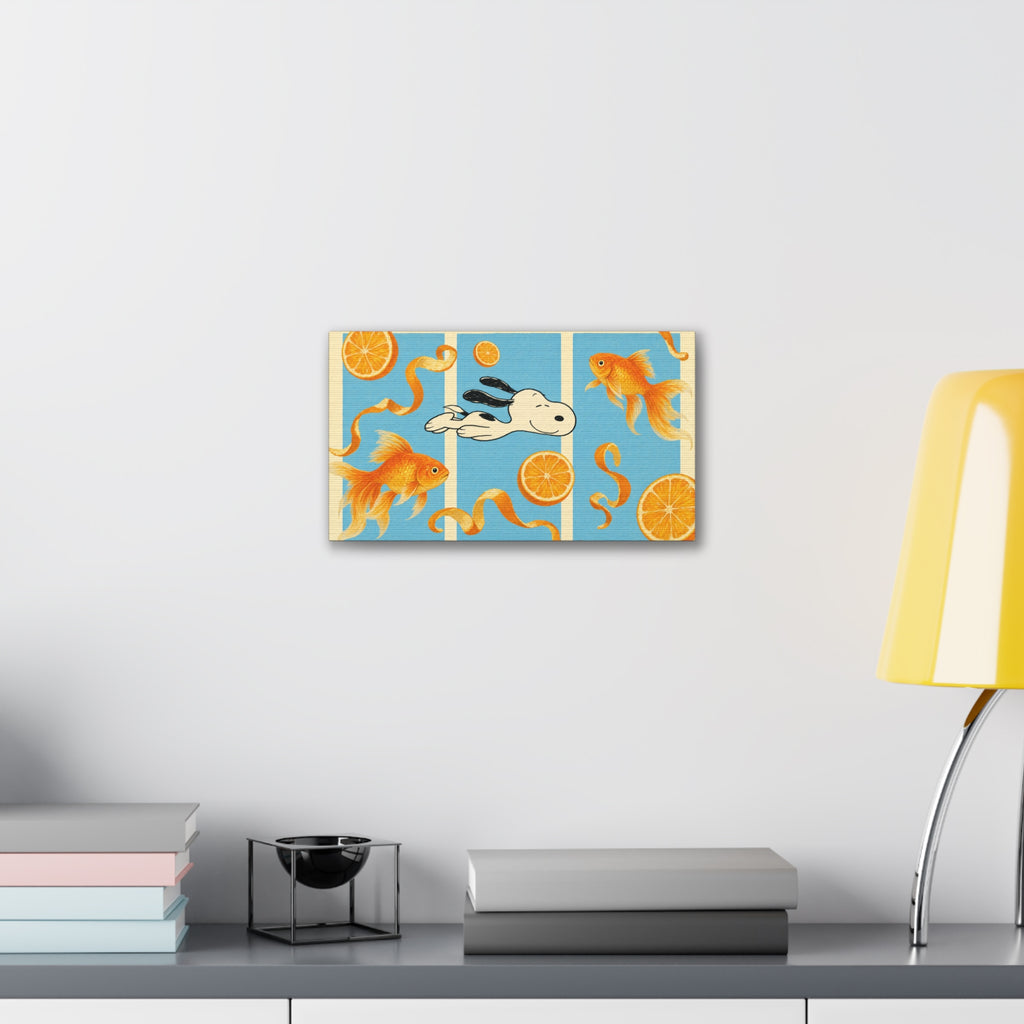 Goldfish Swim Canvas