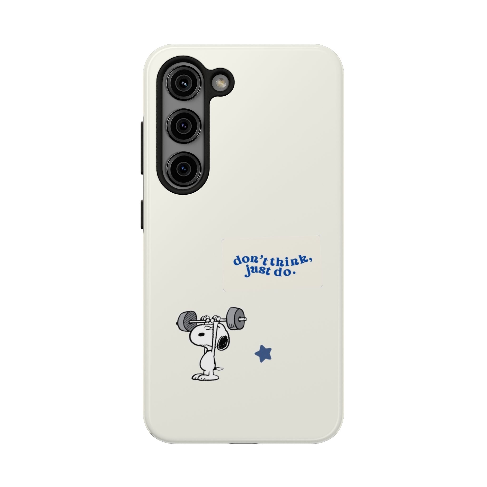 Snoopy Weightlifting Phone Case