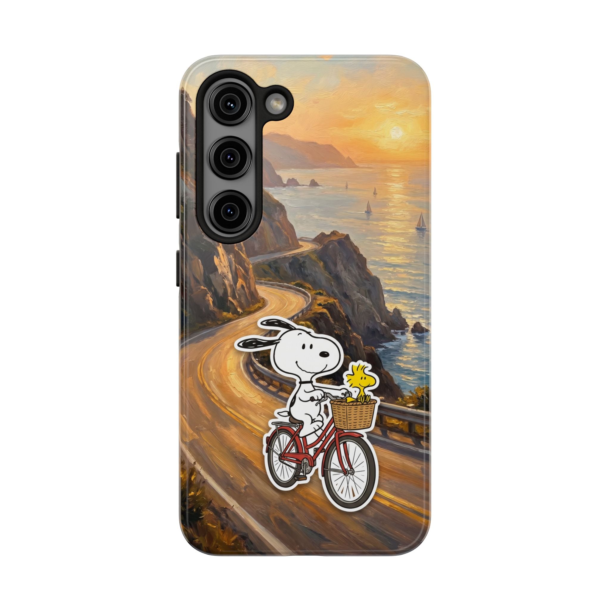 Snoopy Woodstock Bicycle Phone Case