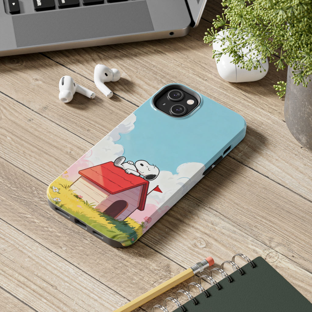 Relaxing Doghouse Phone Case