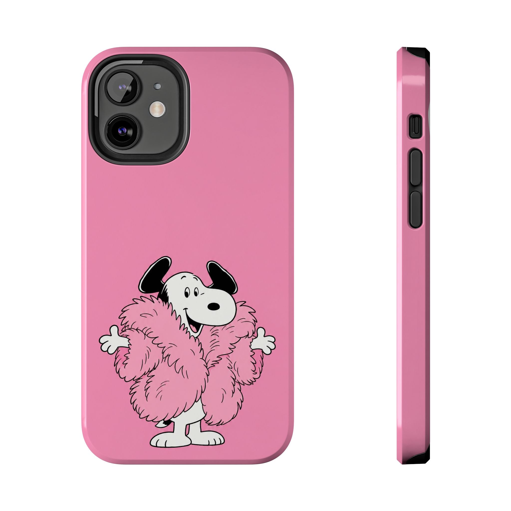Pink Fuzzy Coat Case