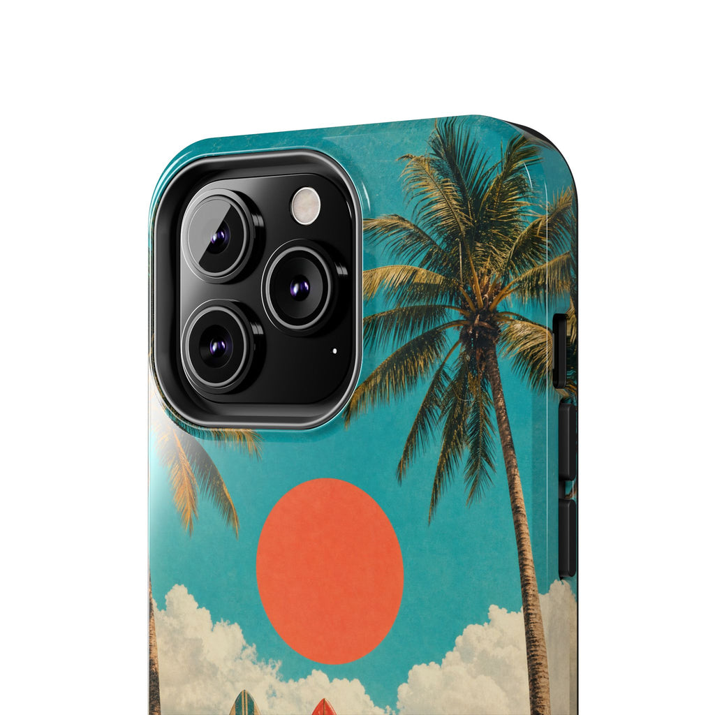 Retro Beach Sun Case