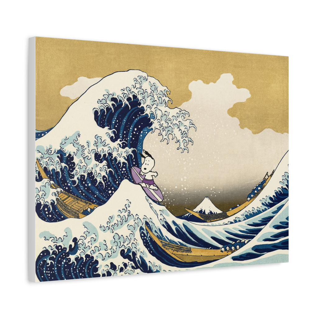 Great Wave Mashup Canvas