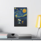 Starry Night Friends Canvas