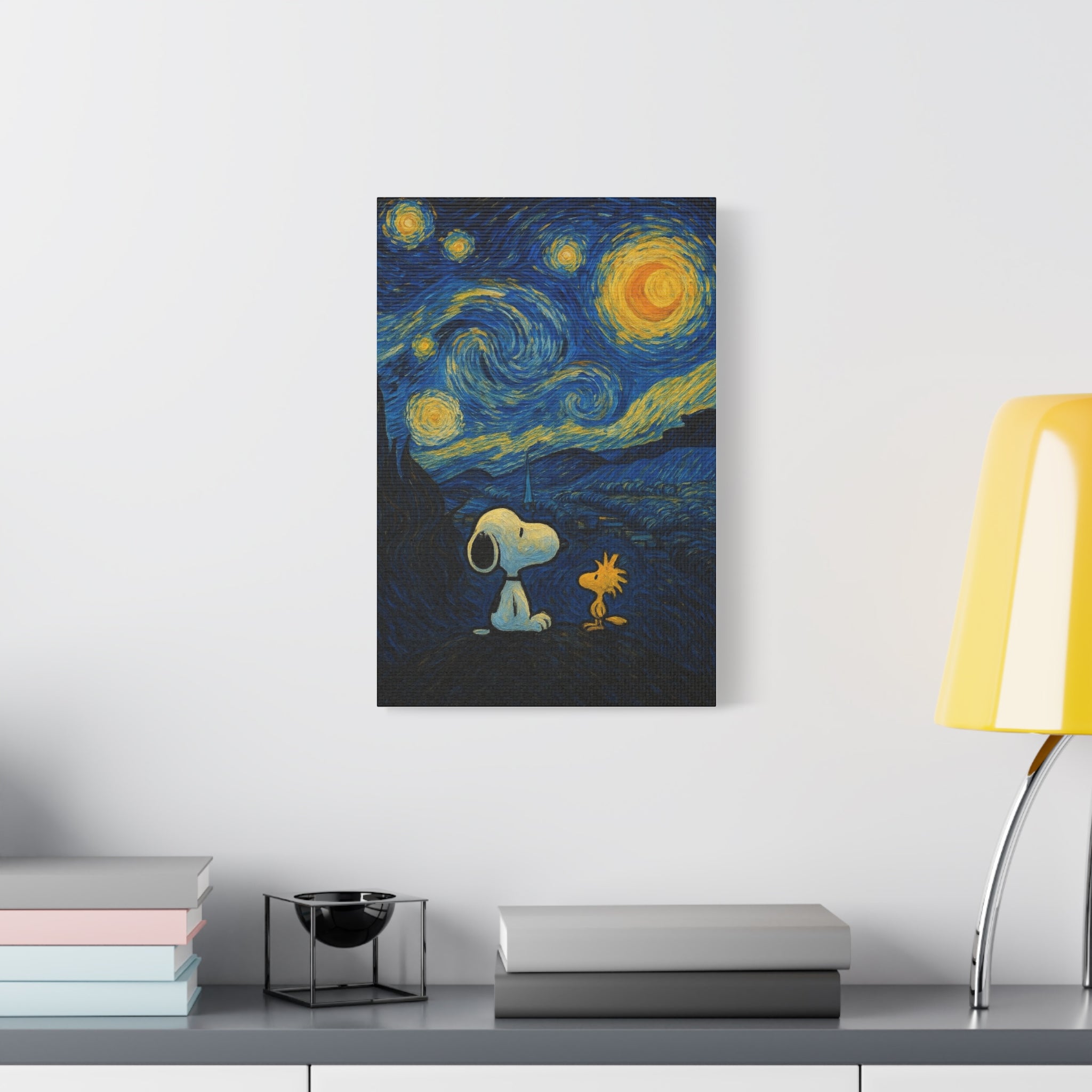 Starry Night Friends Canvas