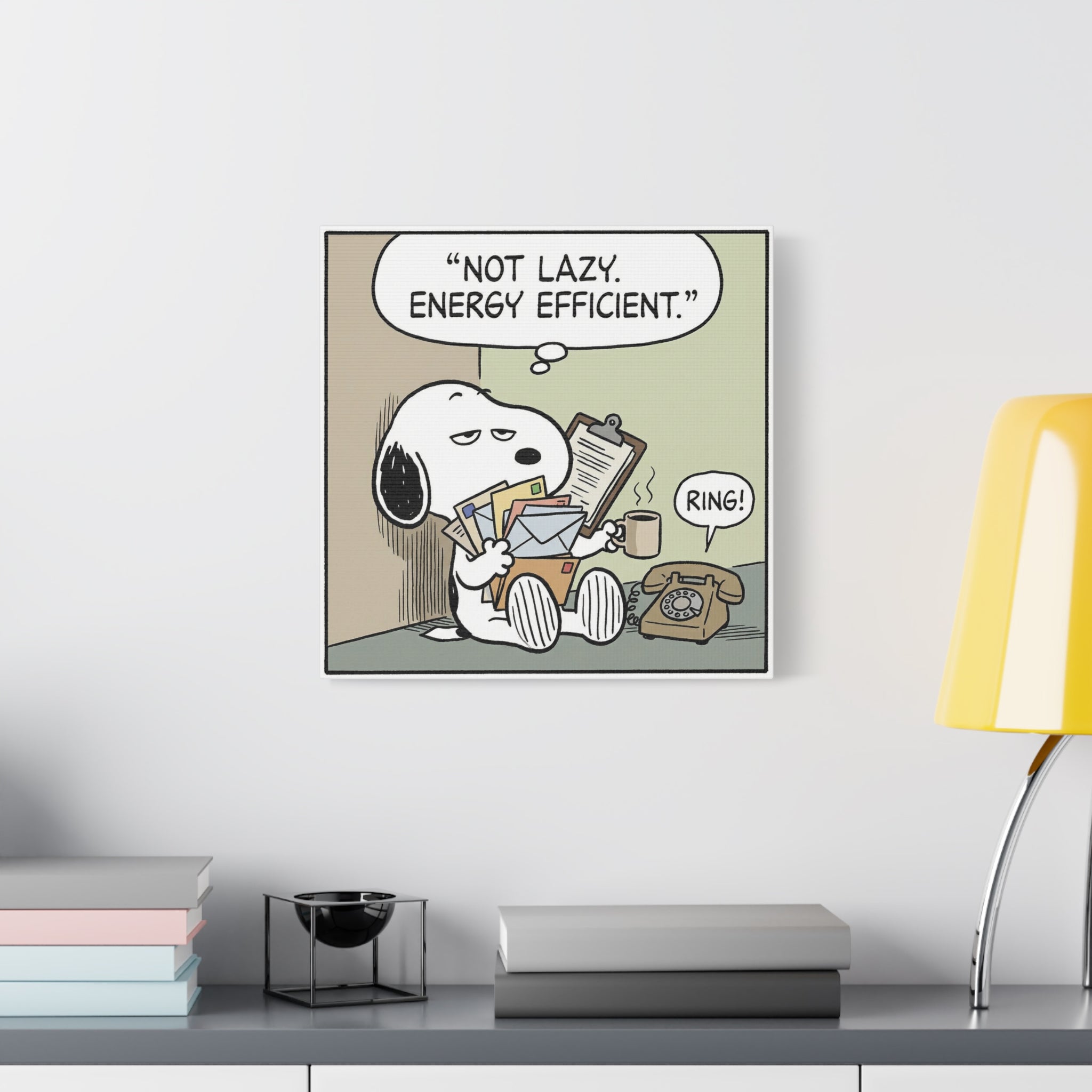 Energy Efficient Snoopy Canvas