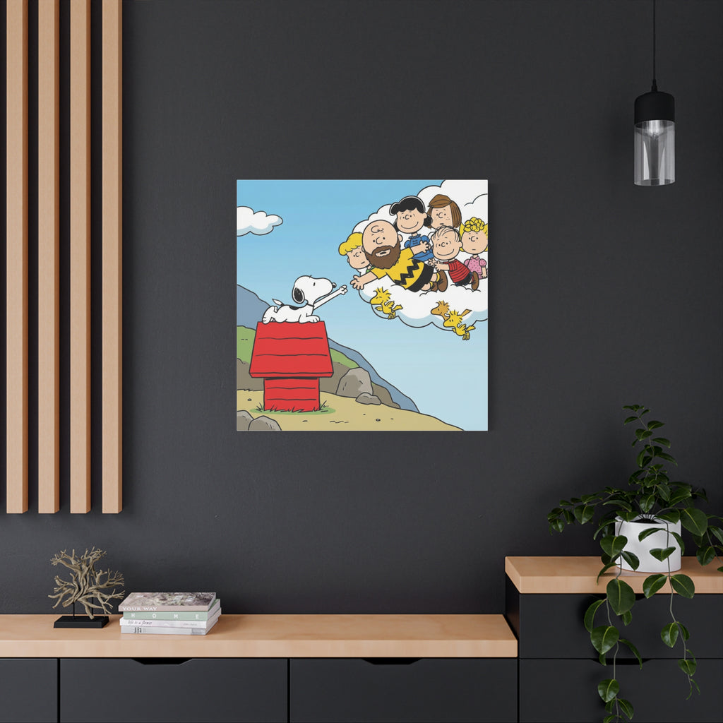 Snoopy Painting Reimagined Canvas
