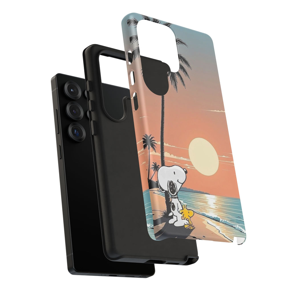 Snoopy Beach Sunset Phone Case