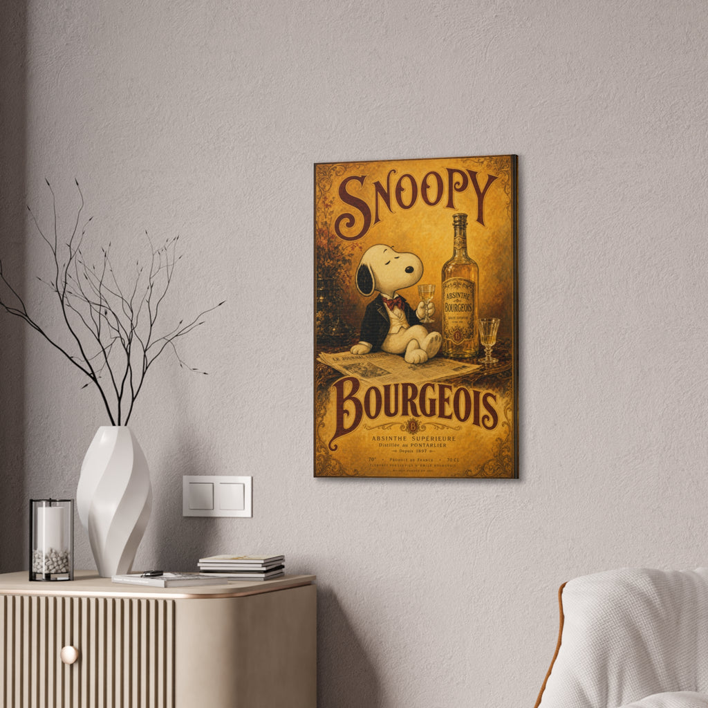 Snoopy Bourgeois Canvas