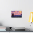 Snoopy Starry Night Canvas